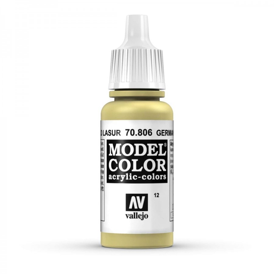 Vallejo Acrylic Paint Model Colour German Yellow 17-18ml