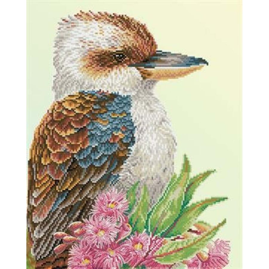 Diamond Dotz Kookaburra & Gum Blossom 51cm X 41cm