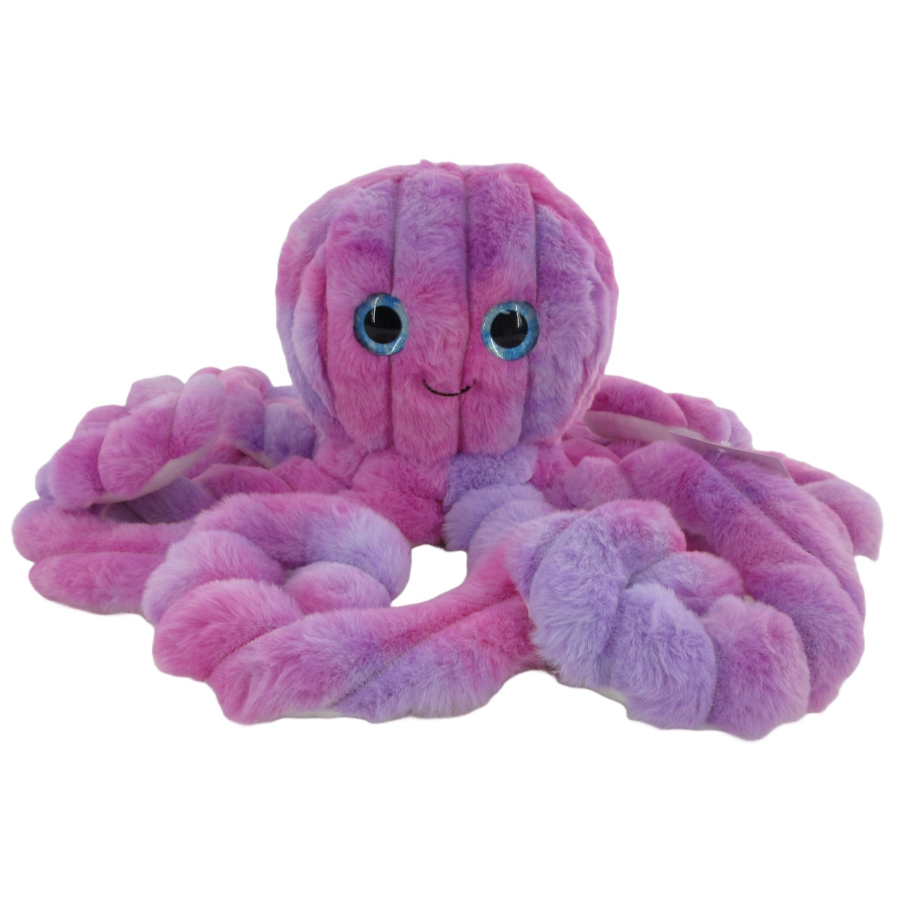 Octopus Hot Pink Violet Plush