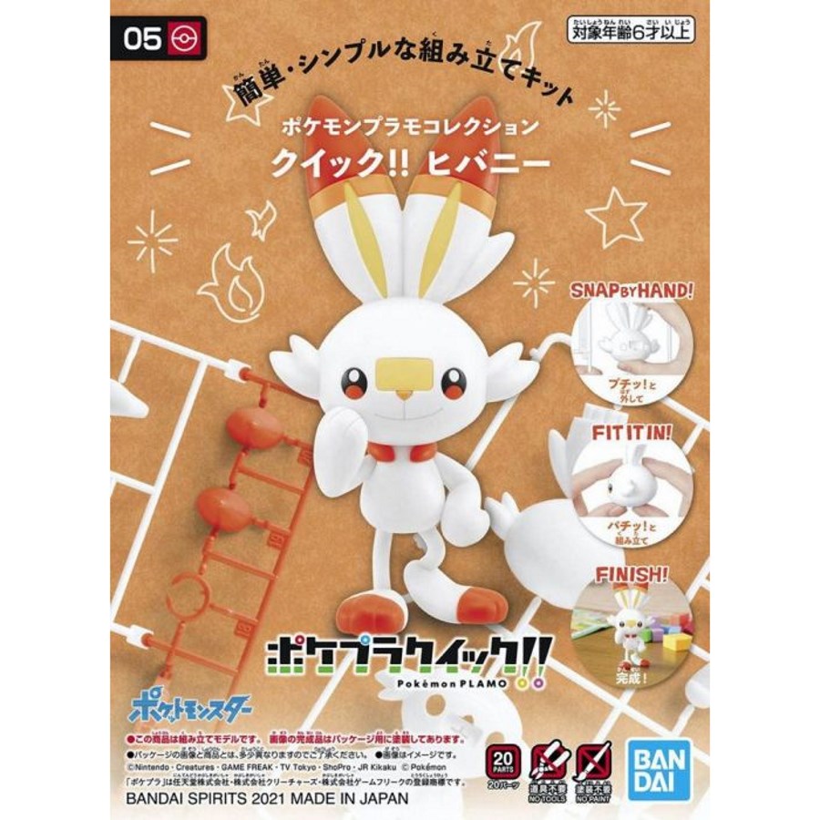 Pokemon Model Kit Quick Scorbunny