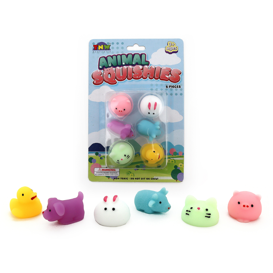 Squeeze Animals 6 Pack