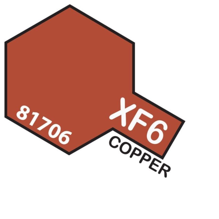 Tamiya Mini Acrylic Paint XF6 Copper