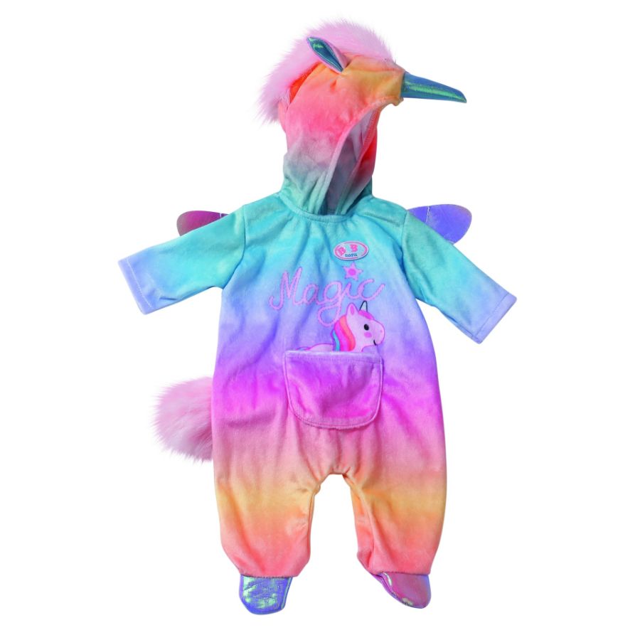 Baby Born Onesie Unicorn For 43cm Doll