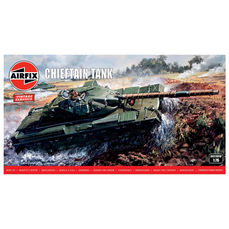 Airfix Model Kit 1:76 Chieftain Tank