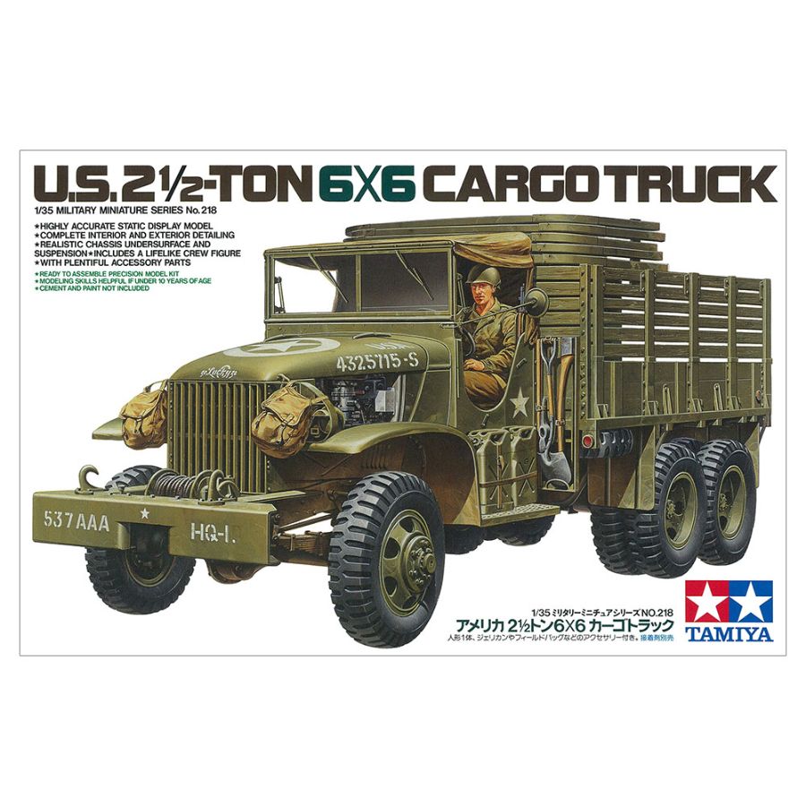 Tamiya Model Kit 1:35 US 25 Ton Cargo Truck