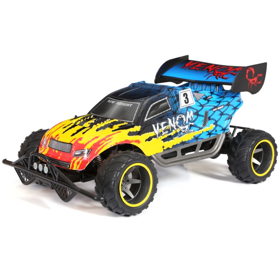 New Bright Radio Control 1:6 Scale Venom Batteries Included