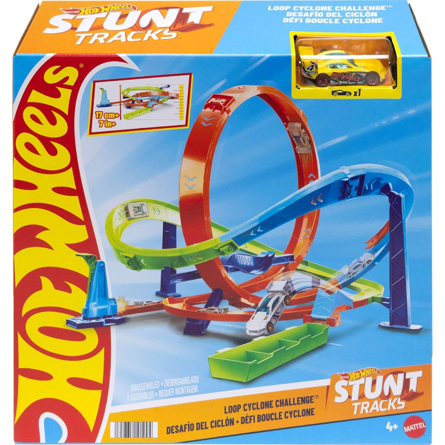 Hot Wheels Action Loop Cyclone Challenge Track Set