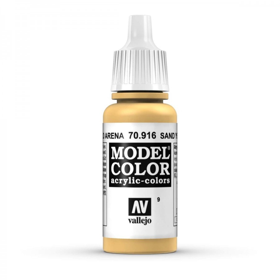 Vallejo Acrylic Paint Model Colour Sand Yellow 17-18ml