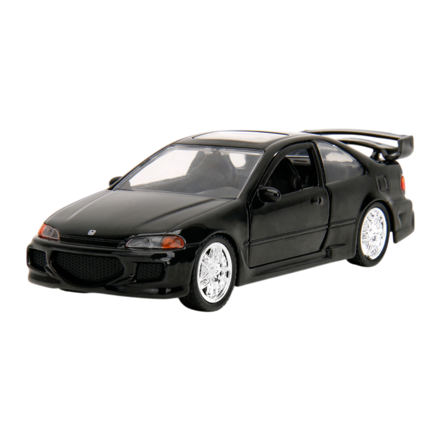Jada Diecast 1:32 Fast & Furious 1993 Honda Civic Coupe F1 Glossy Black