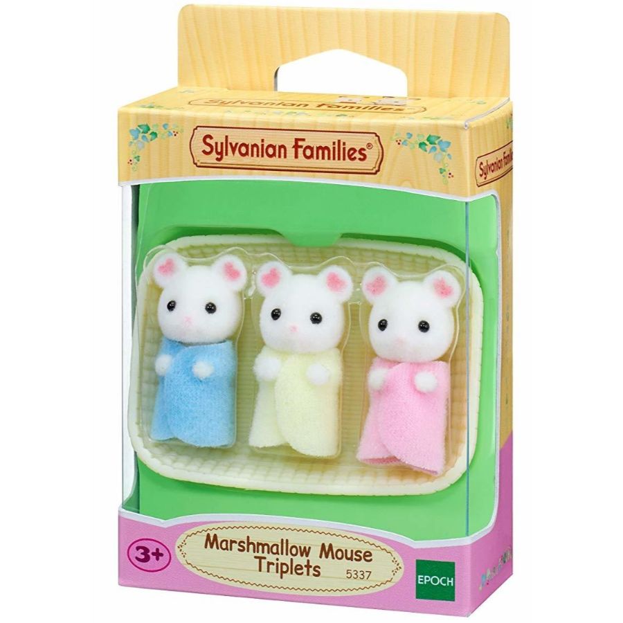 Sylvanian Families Marshmallow Mouse Triplets