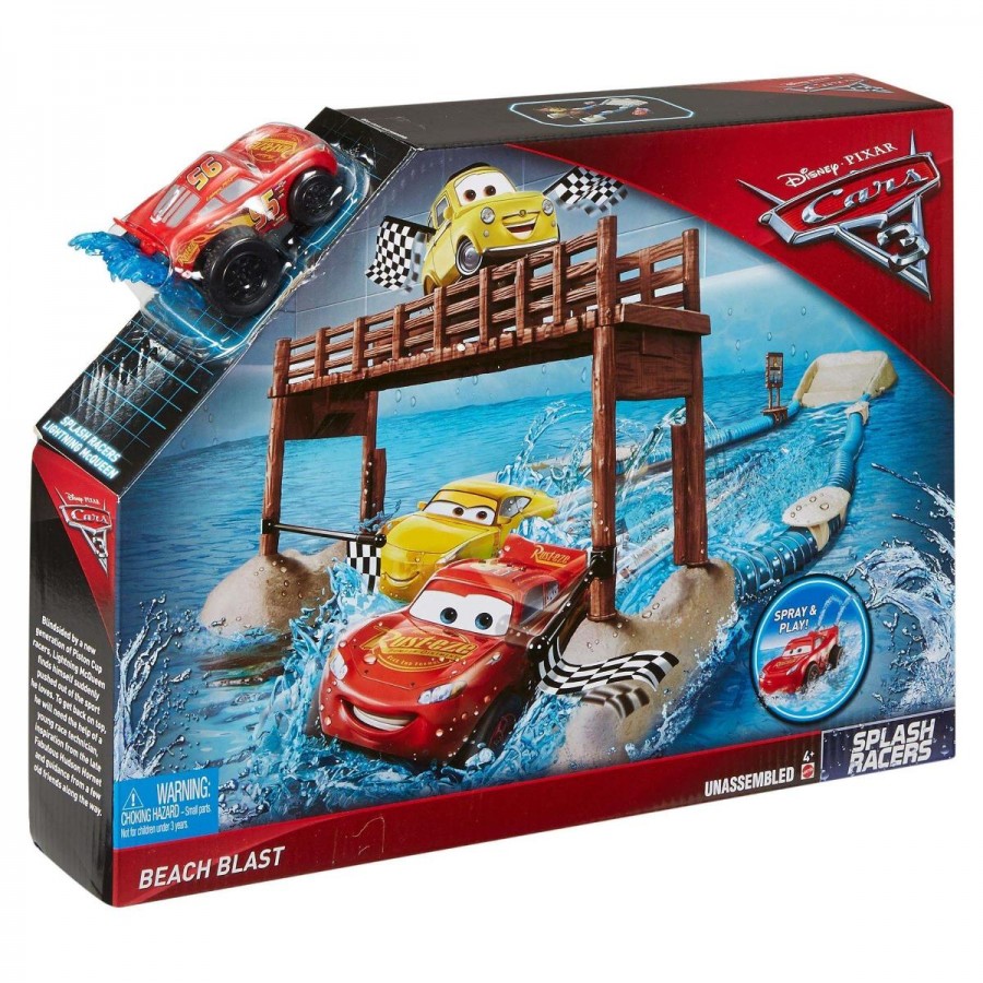 Disney Cars 3 Splash Racers Beach Blast Playset