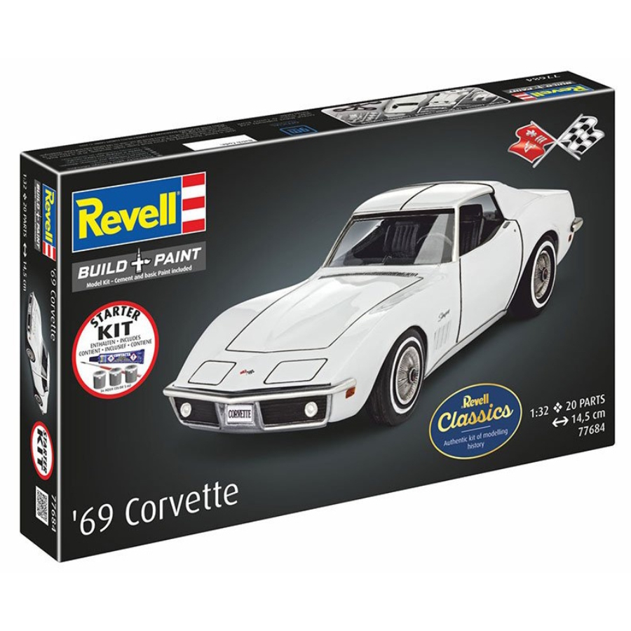Revell Model Kit Starter Set Corvette C3
