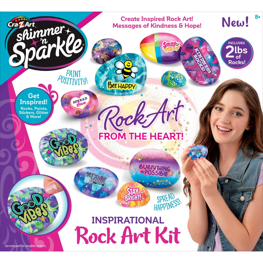 Shimmer & Sparkle Inspirational Rock Art