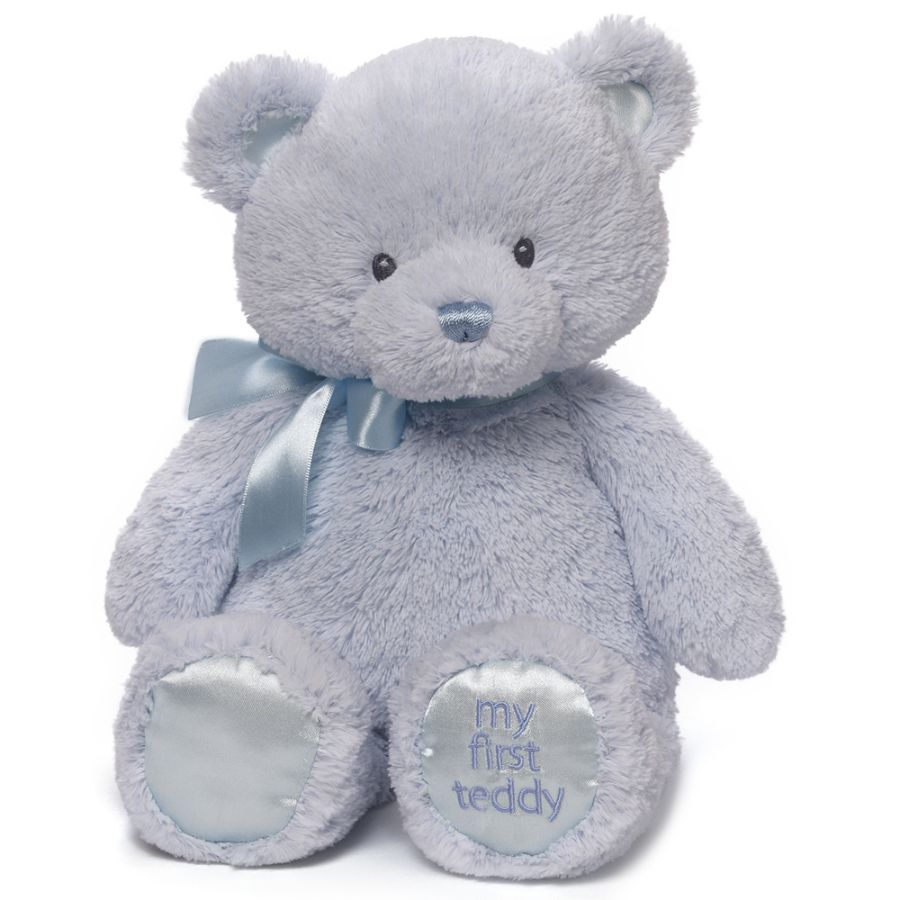 Gund My First Teddy Blue Medium