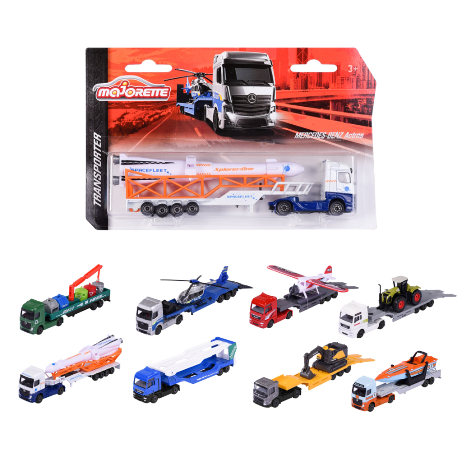 Majorette Diecast Transporter Truck Assorted