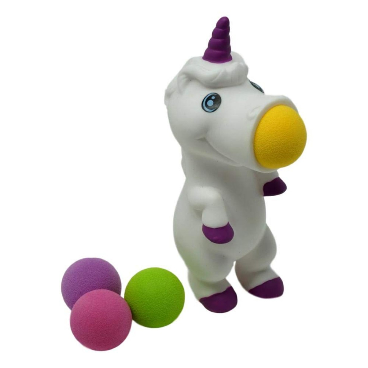 Hog Wild Santa Claus Popper Toy - Squeeze Shooter With 6 Foam Balls, Holiday Stocking Stuffer