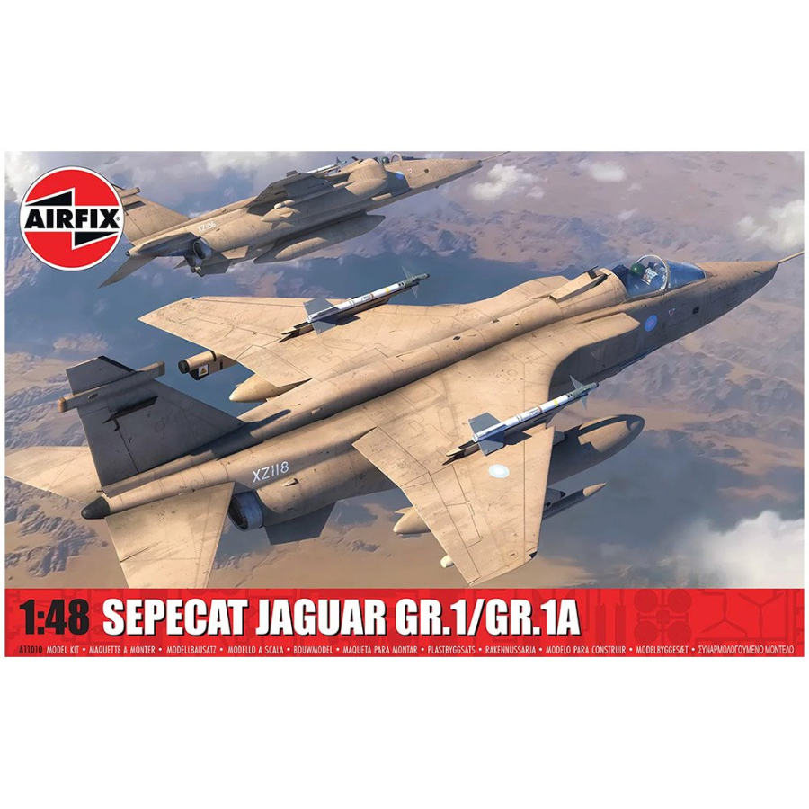 Airfix Model Kit 1:48 SEPECAT Jaguar GR 1 GR 1A