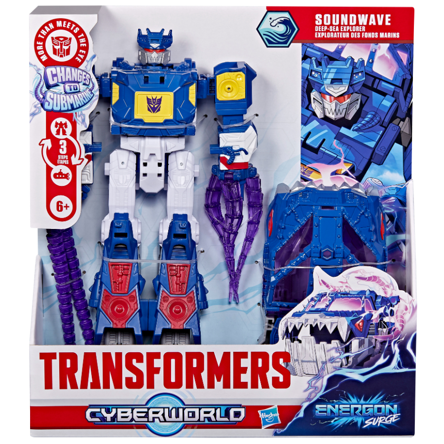 Transformers Cyberworld Energon Surge Soundwave Deep Sea Explorer