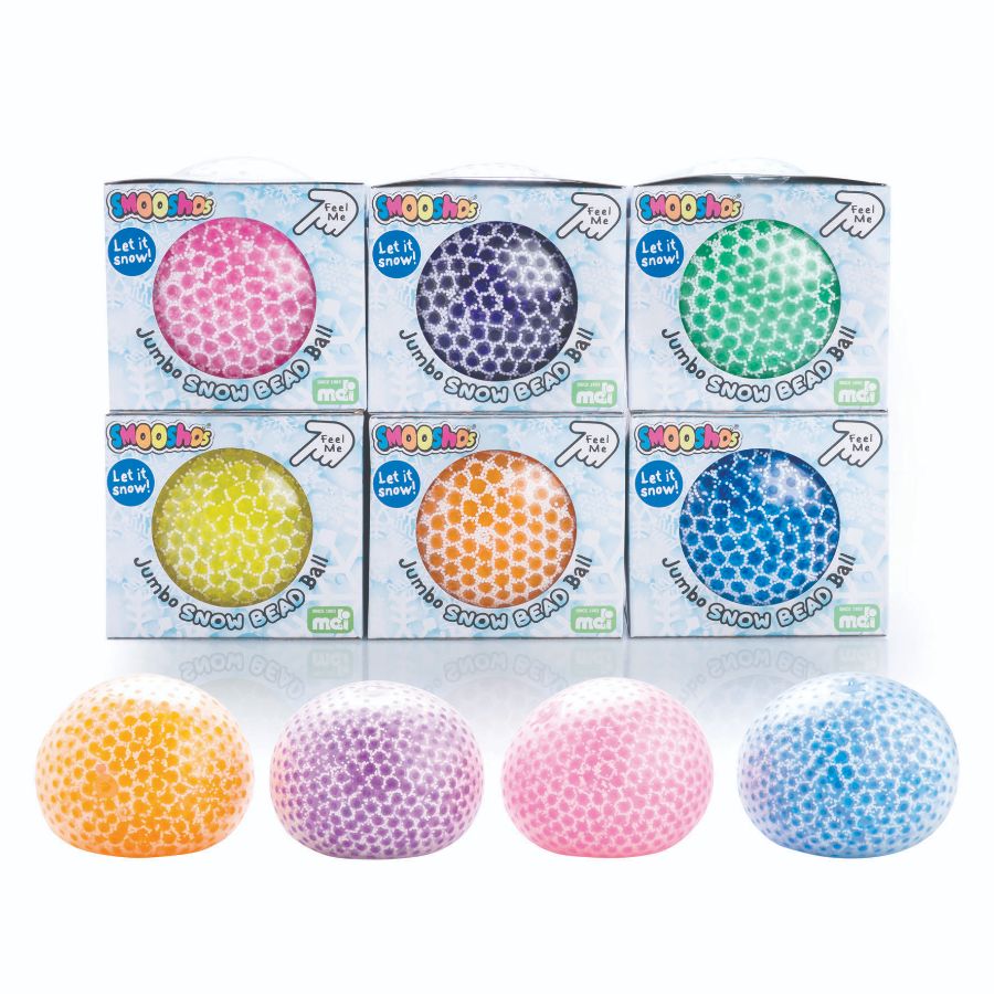 Smooshos Jumbo Gel Bead Snow Ball Assorted