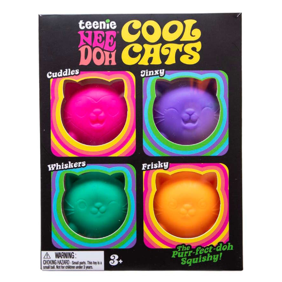 Schylling Nee-Doh Cool Cats Teenies Multipack