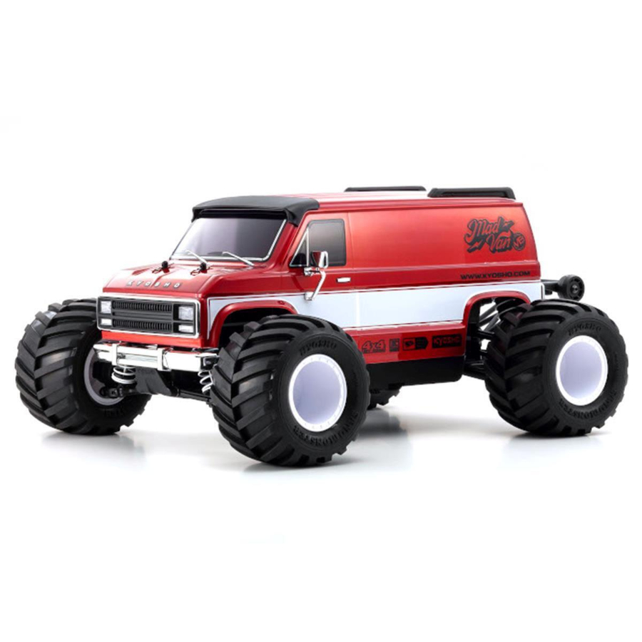 Kyosho Radio Control 1:10 Fazer Mk2 Mad Van VE Monster Truck 4WD RTR Red