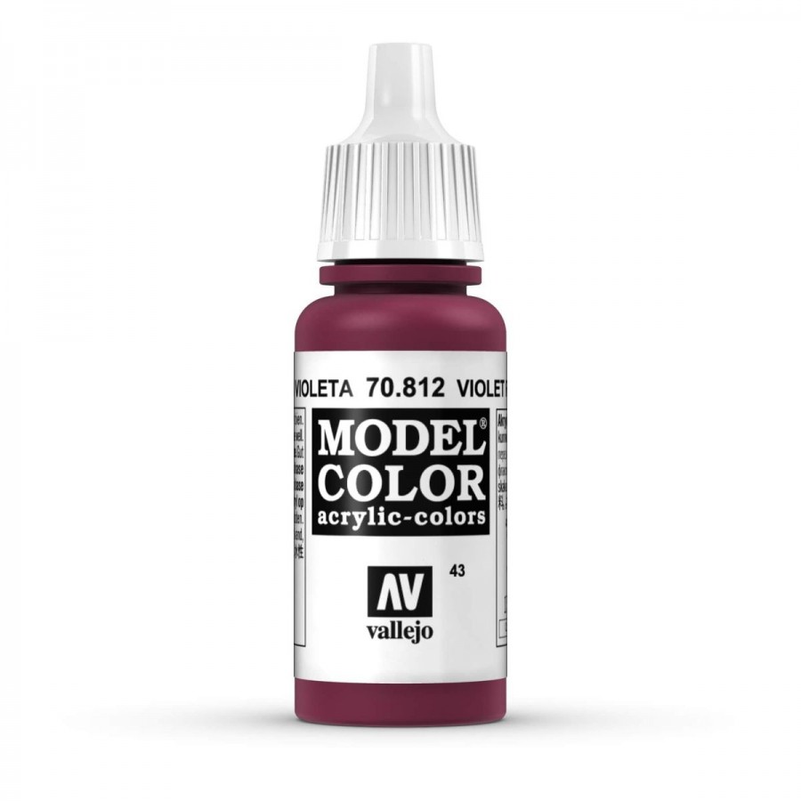 Vallejo Acrylic Paint Model Colour Violet Red 17-18ml