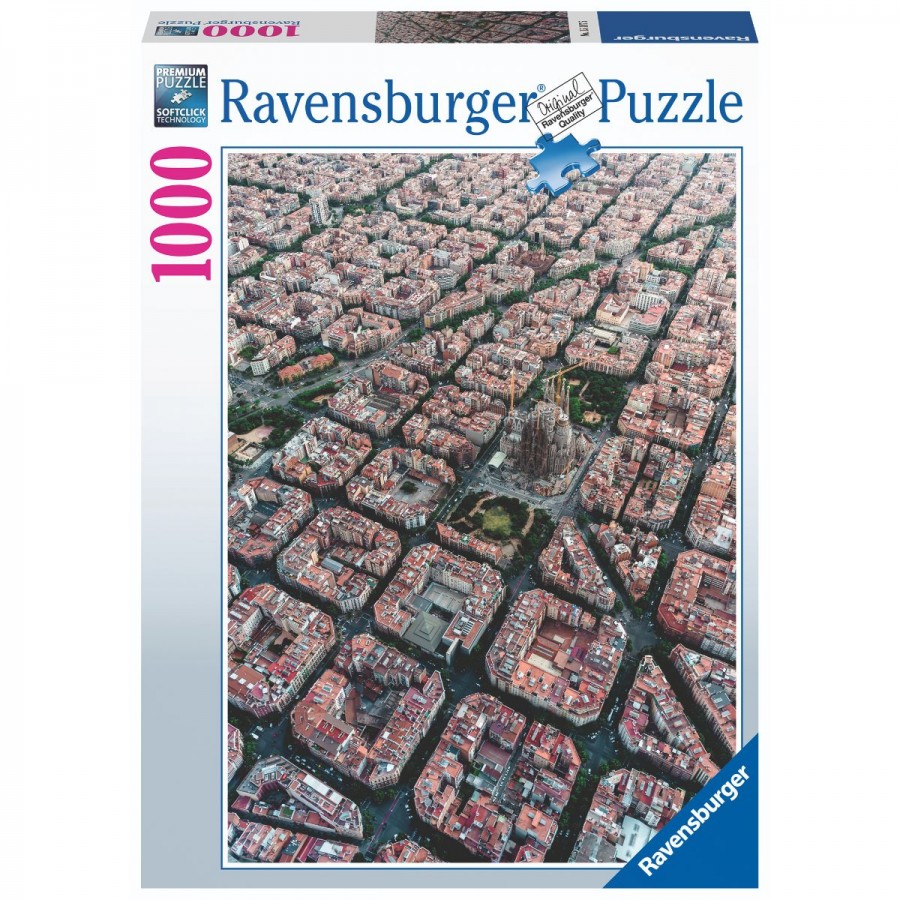 Ravensburger Puzzle 1000 Piece Barcelona Von Oben