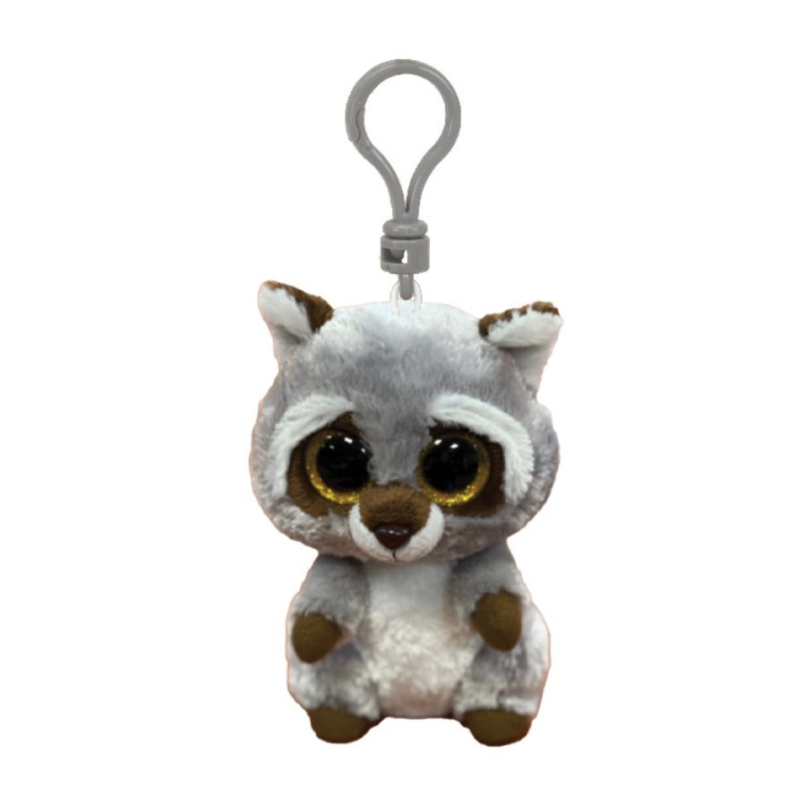 Beanie Boos Clips Oakie Raccoon