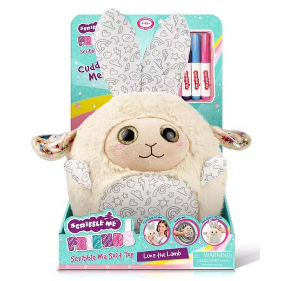 Scribble Me Furry Plush Assorted