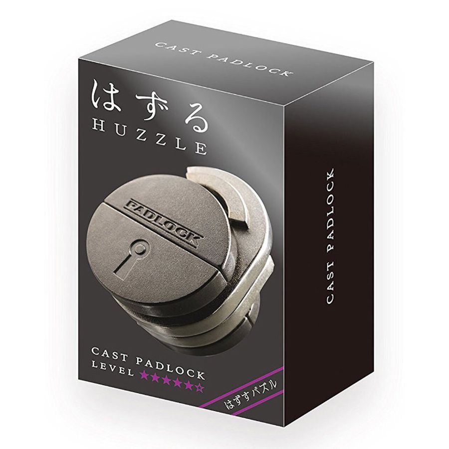 Huzzle Cast Metal Puzzle Padlock Level 5