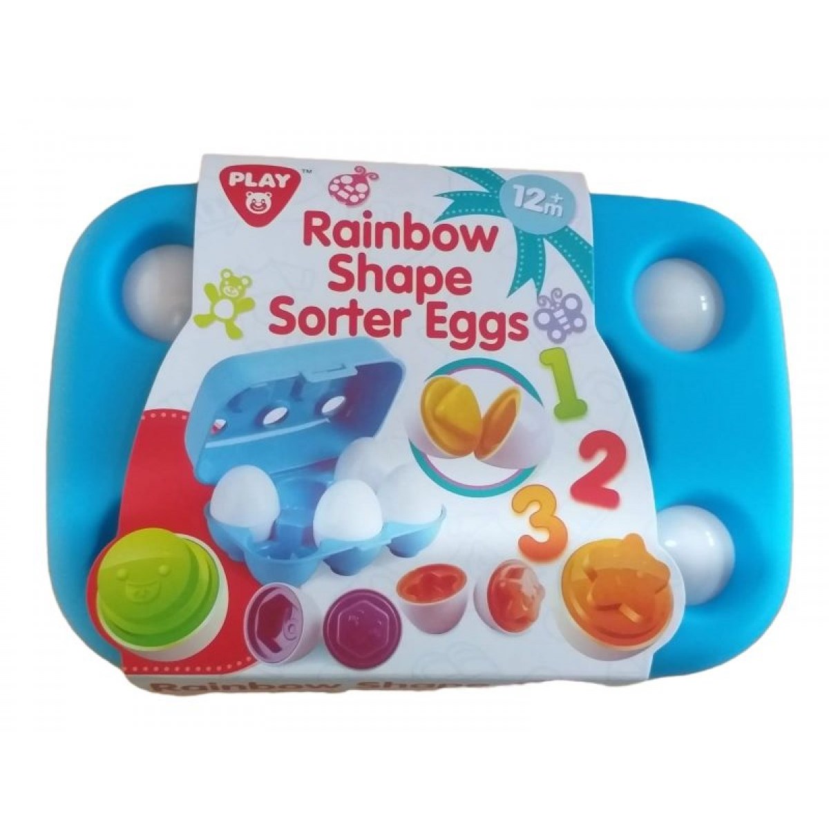 Rainbow Shape Sorter Eggs In Carton Toys Casey's Toys