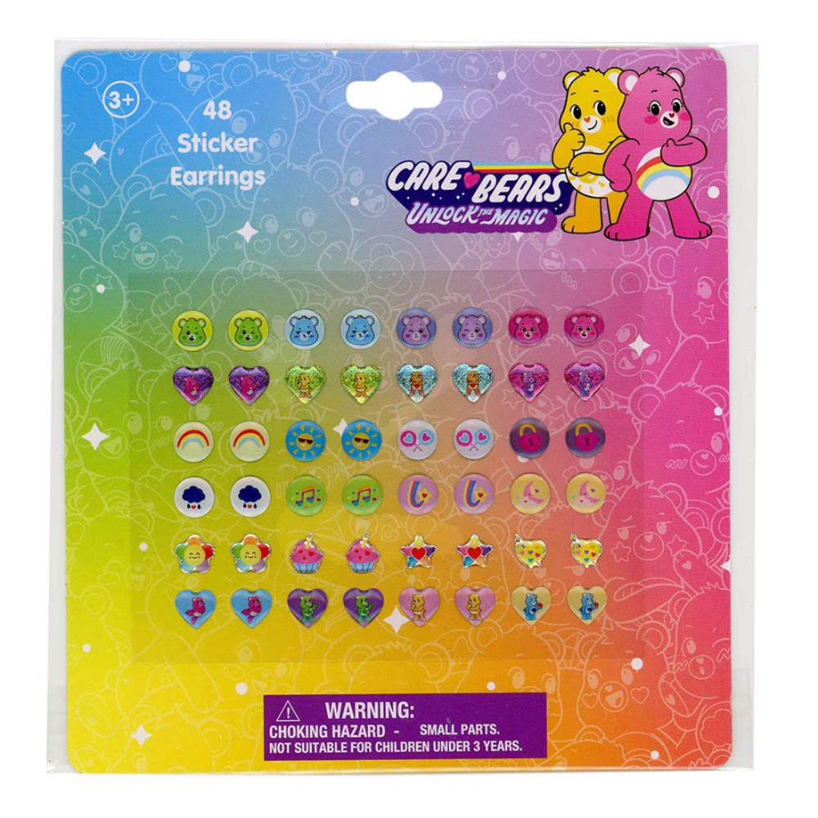 Care Bears Sticker Earring 24 Pack