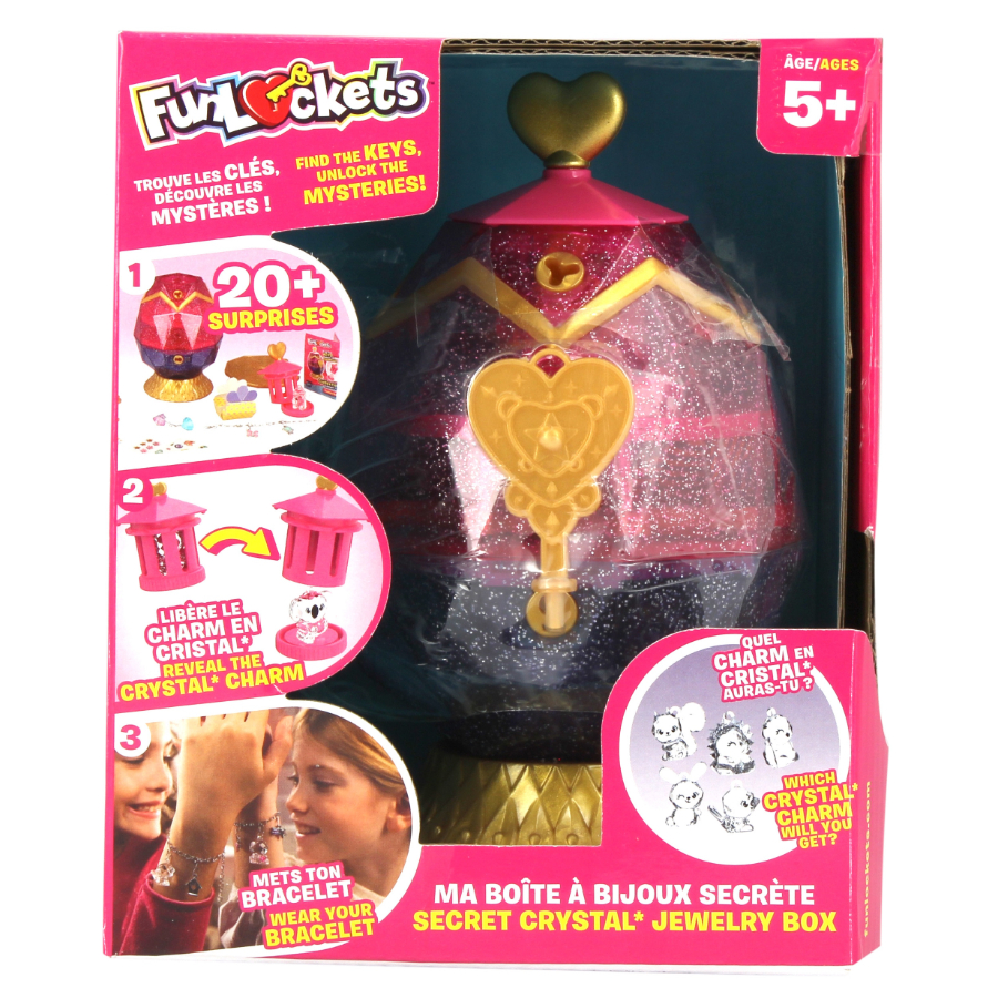 Fun Lockets Secret Crystal Jewellery Box