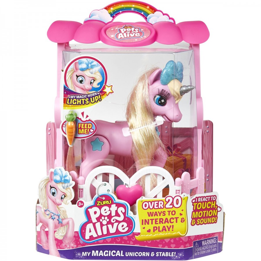 Zuru Pets Alive Robotic Unicorn & Stable Assorted