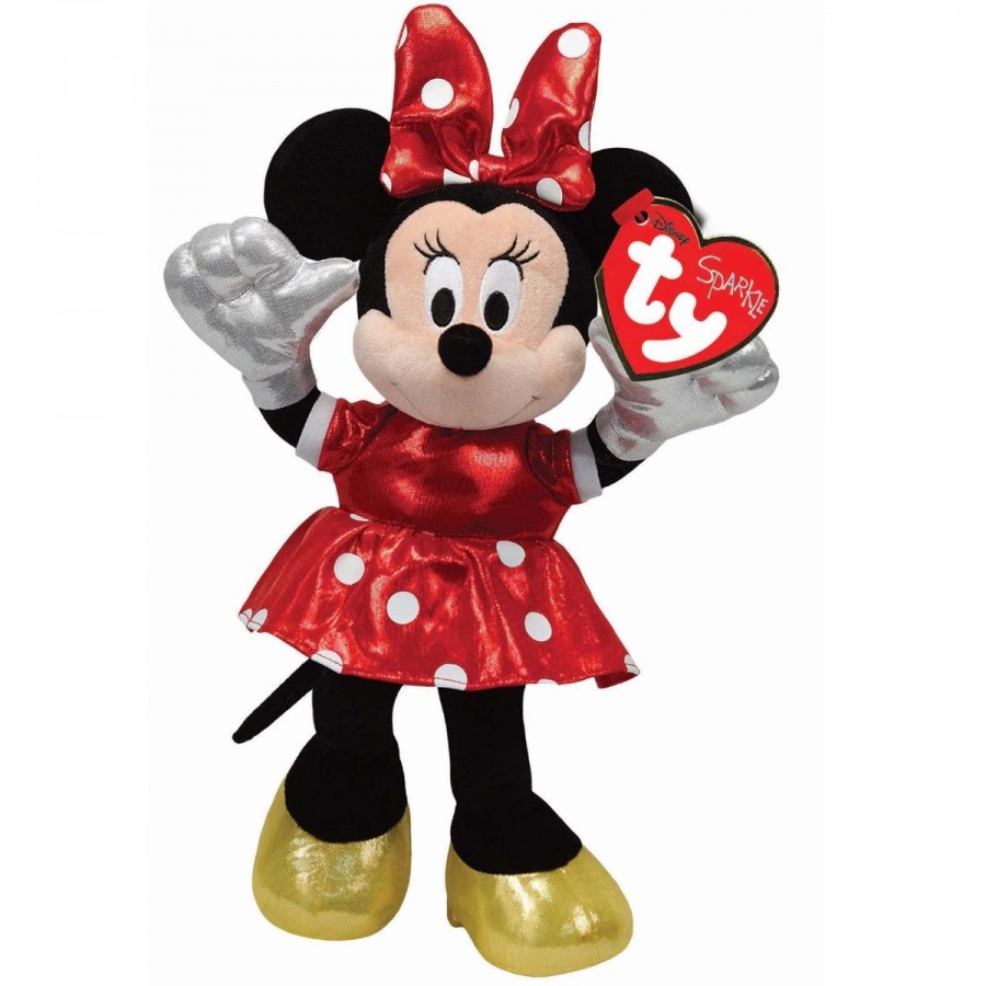 Beanie Boos Teenie Tys Plush Minnie Red Sparkle