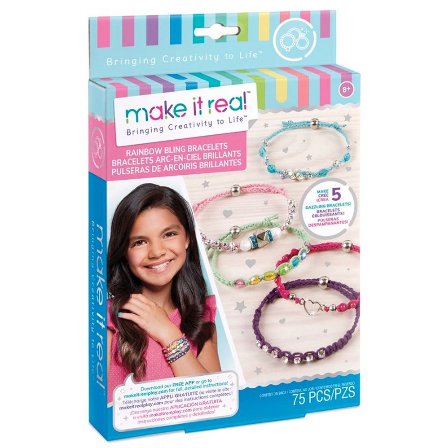 Make It Real Rainbow Bling Bracelets
