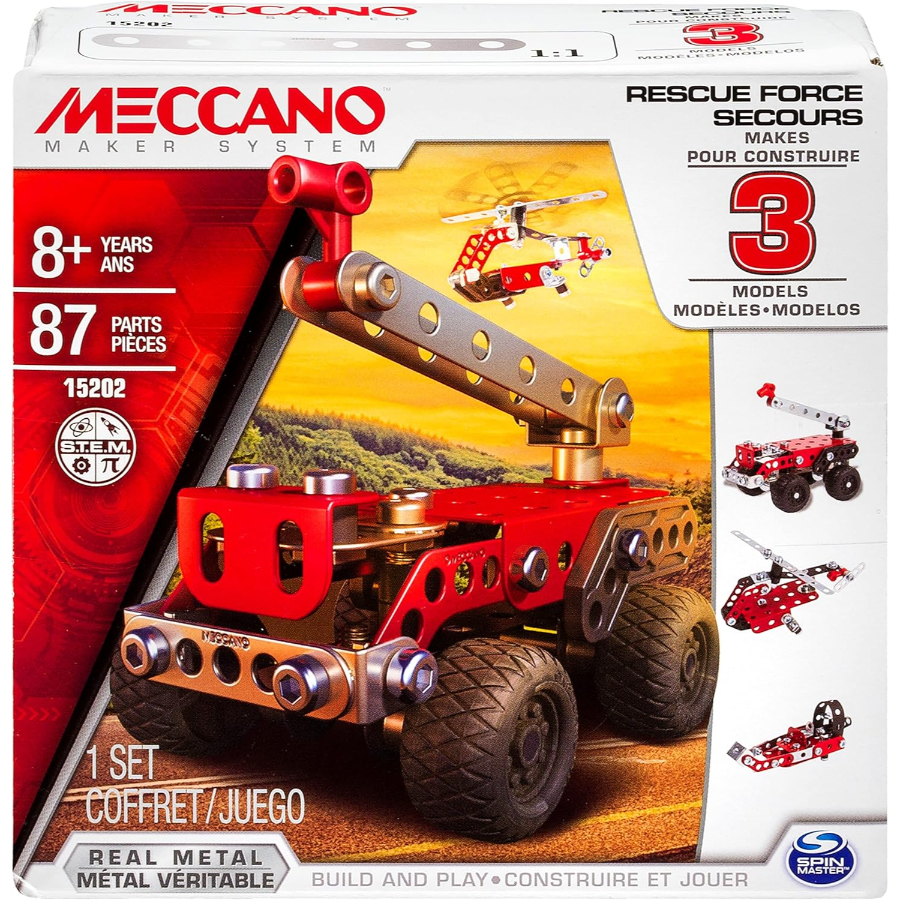 Meccano 3 Models Set Rescue Force