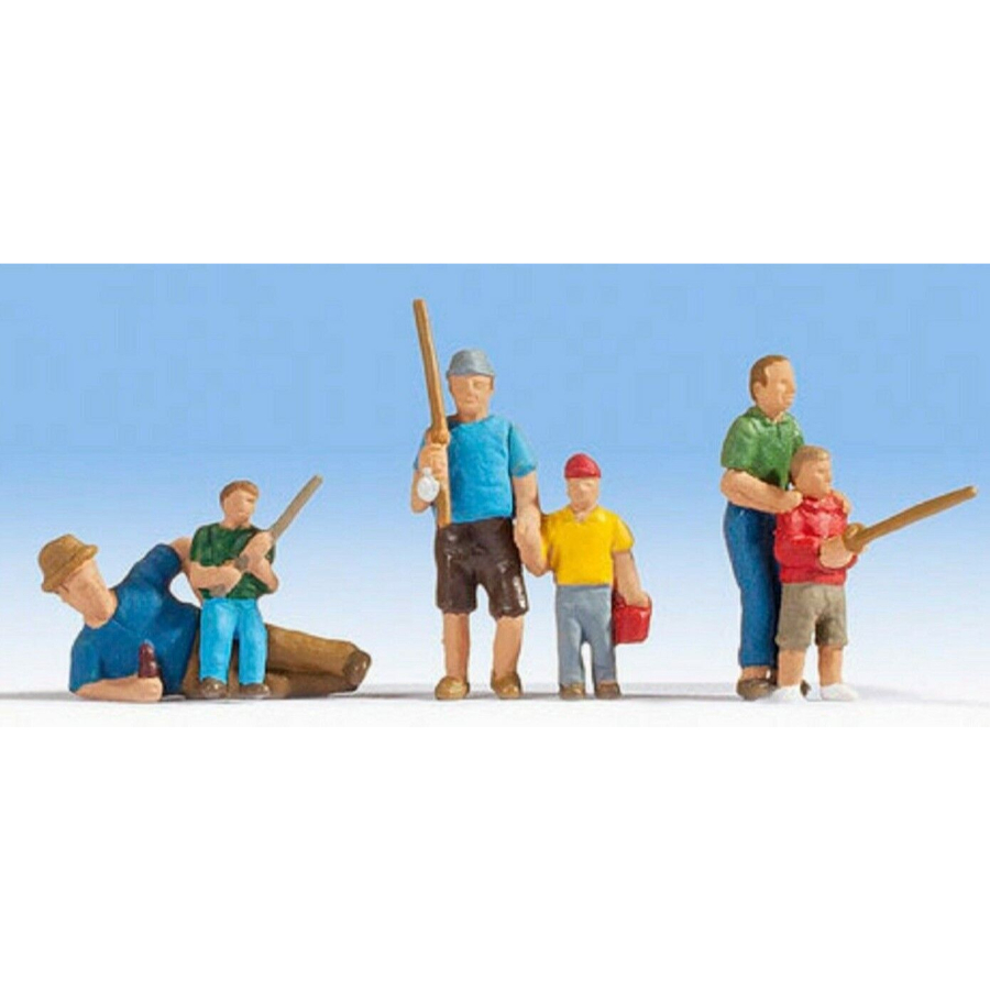 Noch Rail Buildings & People HO-OO Anglers