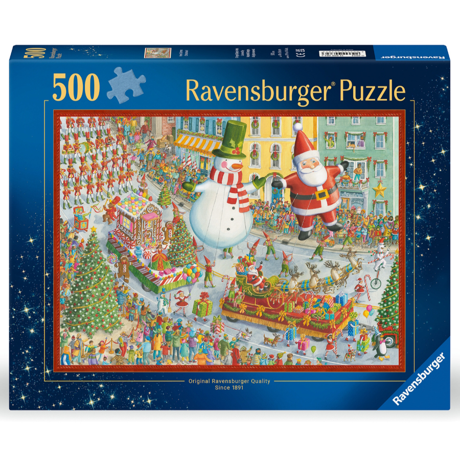 Ravensburger Puzzle 500 Piece Here Comes Christmas