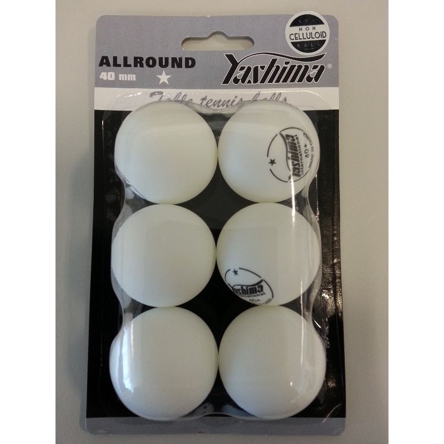 Yashima Table Tennis Ball 6 Pack