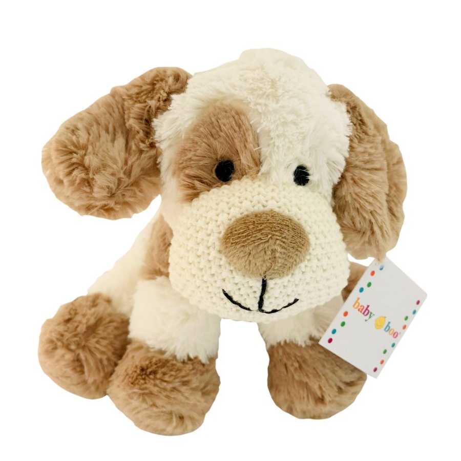 Dog Spotty Beige White