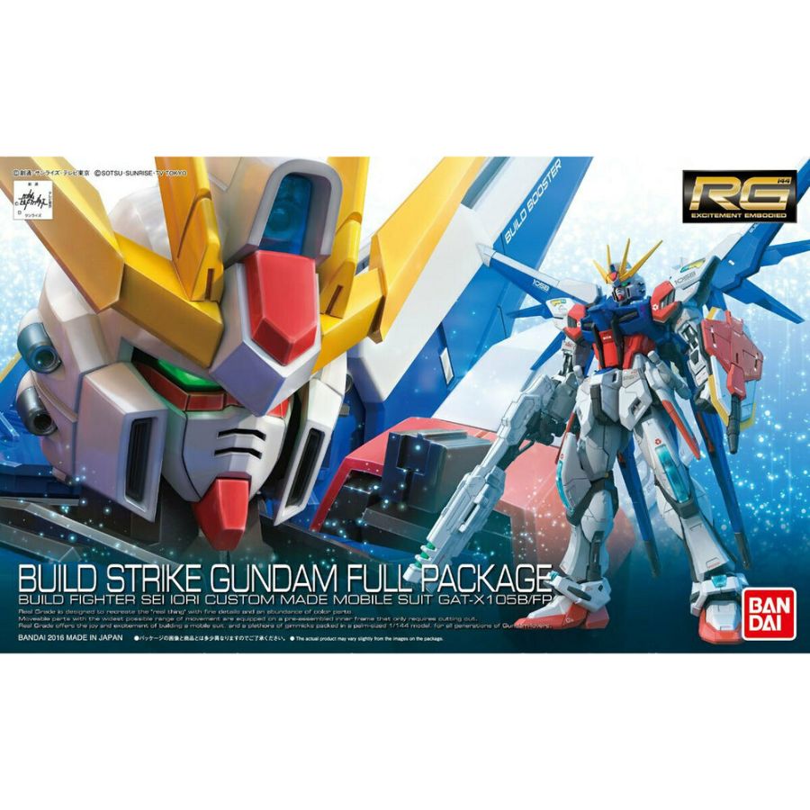 Gundam Model Kit 1:144 RG Build Strike Gundam Full Pkg