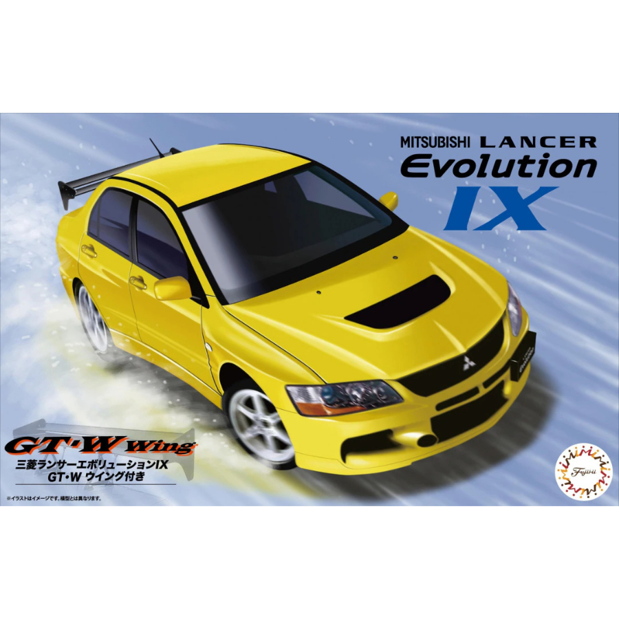 Fujimi Model Kit 1:24 Mitsubishi Lancer Evolution IX GSR With GT Wing