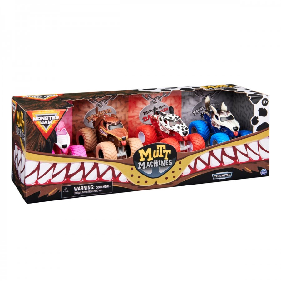 Monster Jam Vehicle 4 Pack Mutt Machines