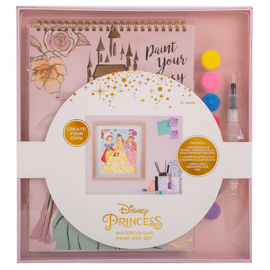 Disney Princess Watercolour Paint Craft Kit