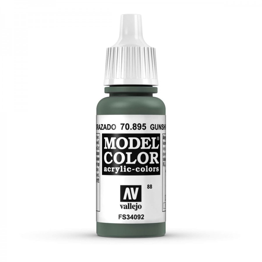 Vallejo Acrylic Paint Model Colour Gunship Green 17-18ml