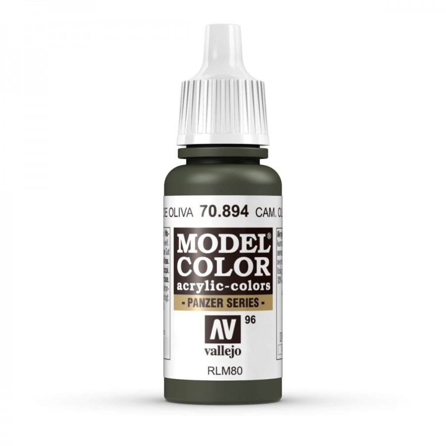 Vallejo Acrylic Paint Model Colour Cam Olive Green 17-18ml