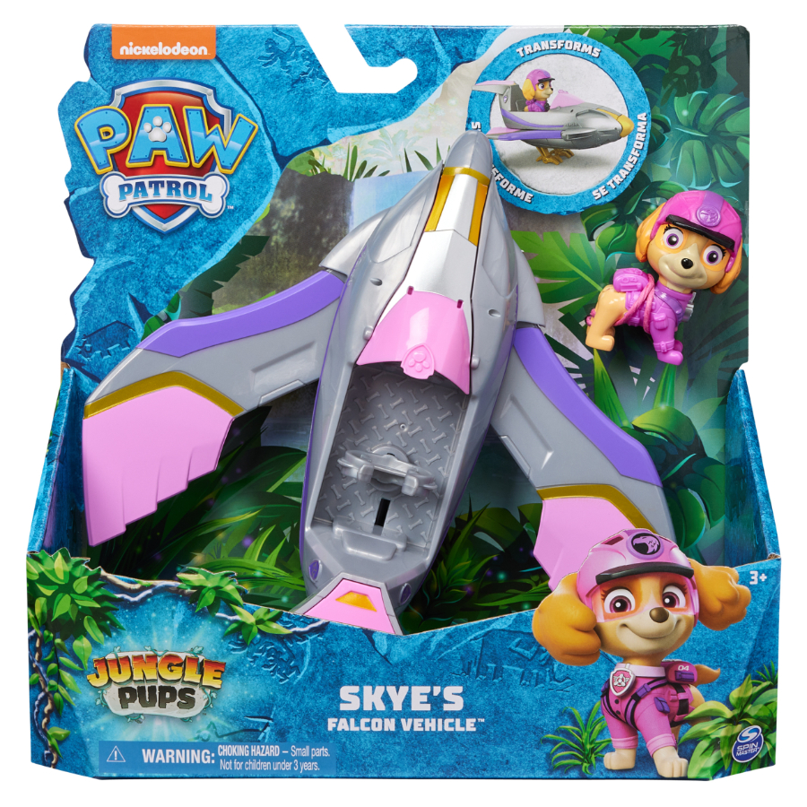 Paw Patrol Jungle Pups Themed Vehicle & Figure Skye