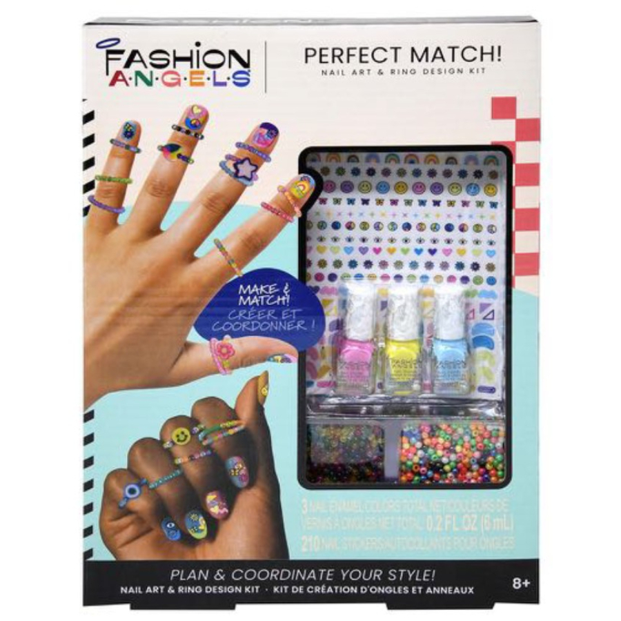 Fashion Angels Perfect Match Nail Art & Ring Design Kit