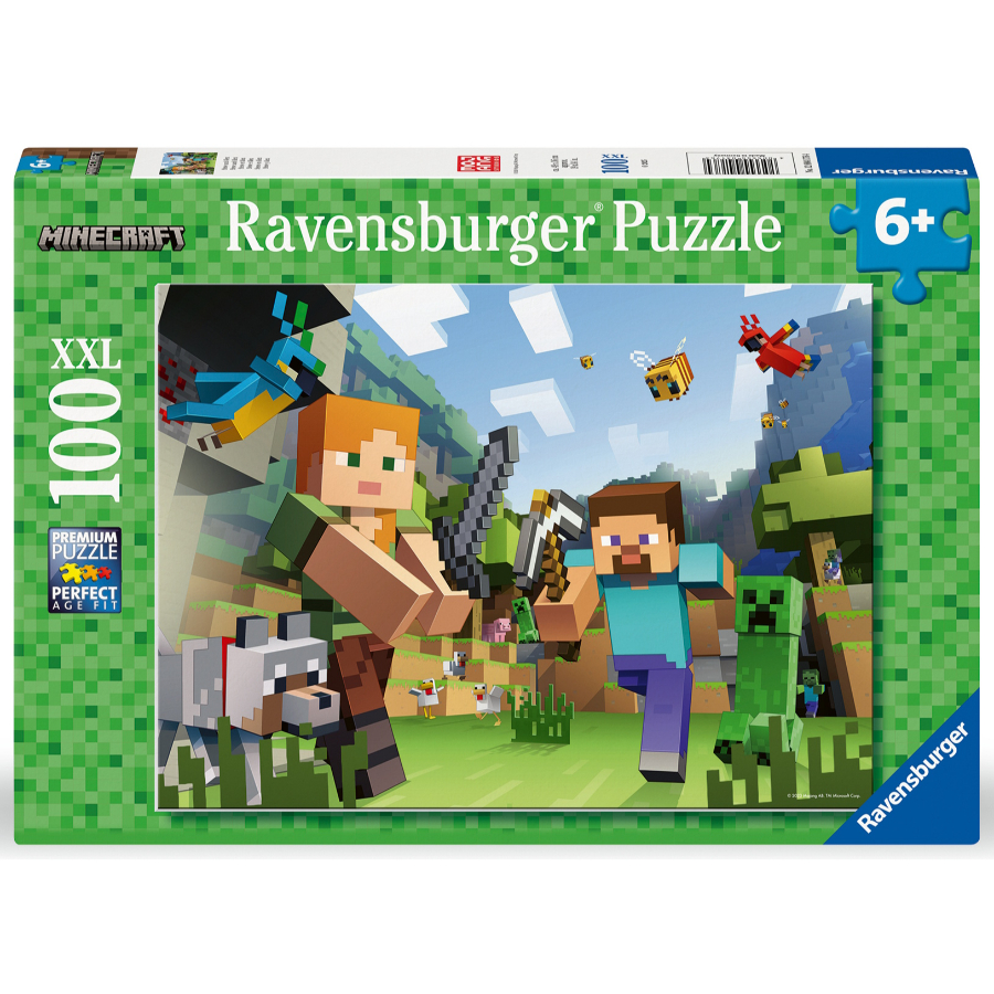 Ravensburger Puzzle 100 Piece Minecraft